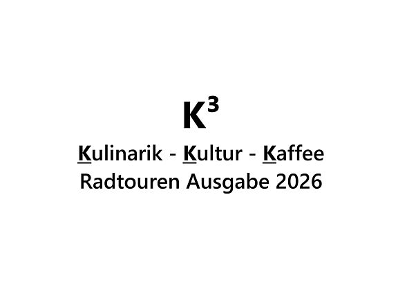 Herzliche Einladung: Die K³-Radtouren 2026, mit Kulinarik, Kultur und Kaffee