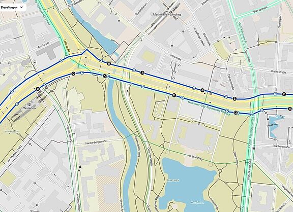 Hannover's Unfallstrecke