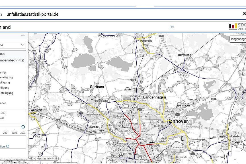 Rad-Unfälle Rad-Unfälle: Vermeidungs-Strategie in Farben, fürs Radfahren in Langenhagen und darum herum