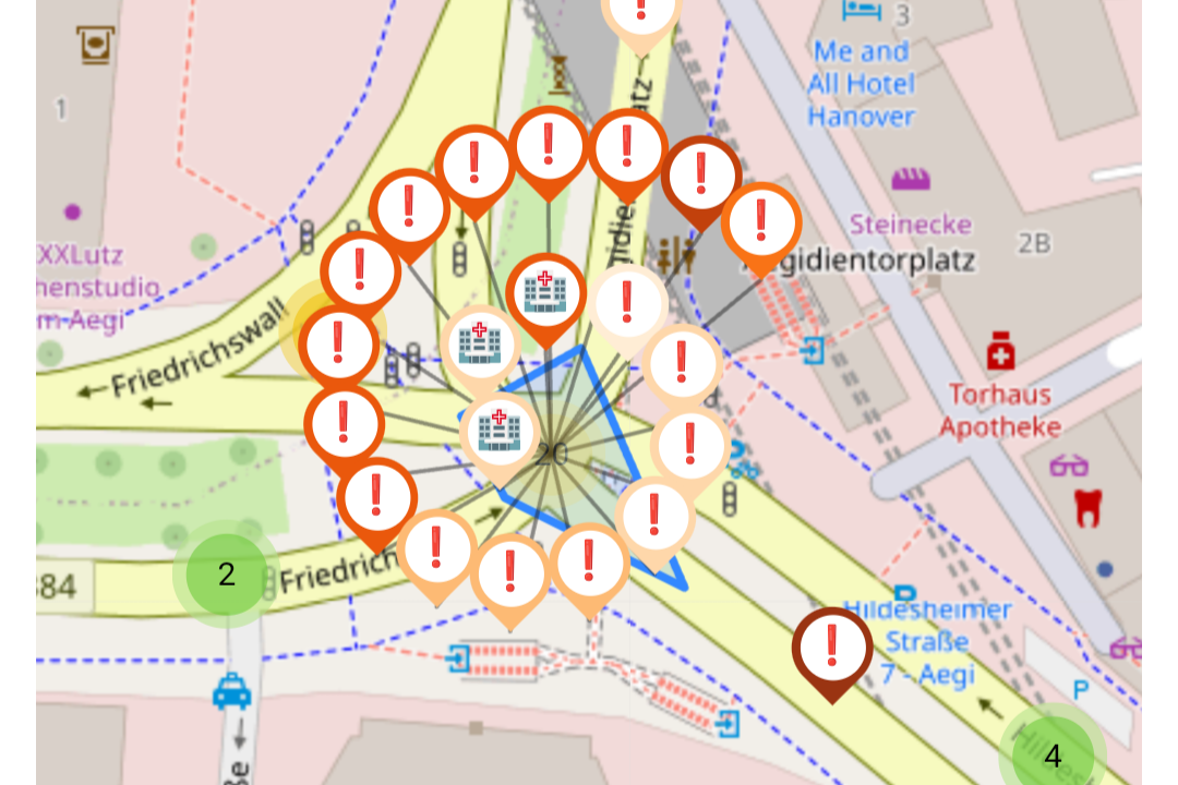 Dringend: Unfallschwerpunkt Aegi Hannover, Abzweig Lavesallee / Hildesheimer Straße: Was macht die Landeshauptstadt Hannover? Blitzer? Änderungen an der Ampel? ...?