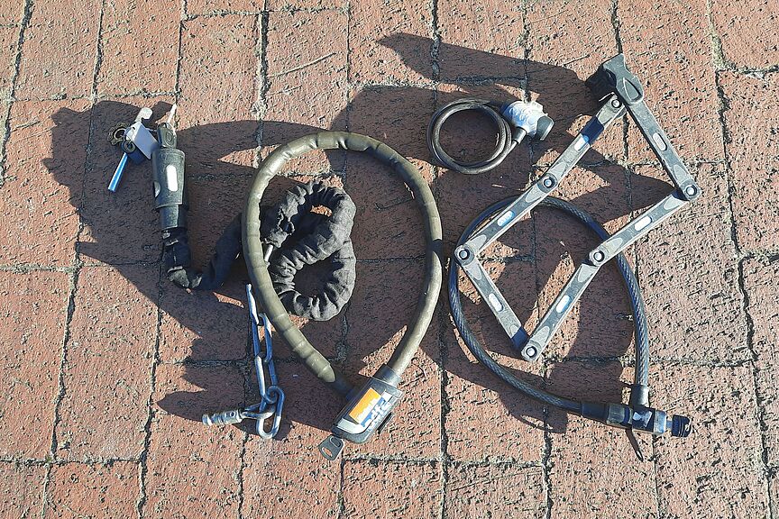 Schloss-Besichtigung gegen Fahrrad-Diebstahl: Welche Schlösser sind die richtigen? Welche Schlösser zum AN-Schließen verwenden? In diesen News steht's ...! Fahrrad-Diebstahlsicherung ist wichtig