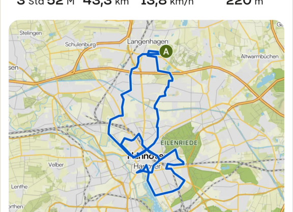 Der A D F C Langenhagen war dabei, zusammen mit 1.199: VeloCityNight am Freitag, 8. Mai 2026
