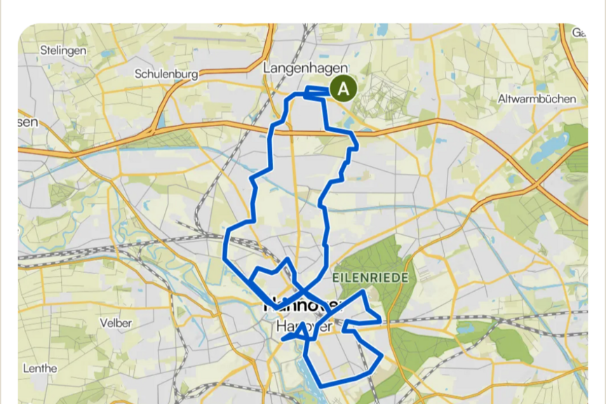 43,3 km: Der A D F C Langenhagen war dabei, zusammen mit 1.199: VeloCityNight am Freitag, 8. Mai 2026 Der A D F C Langenhagen war dabei, zusammen mit 1.199: VeloCityNight am Freitag, 8. Mai 2026