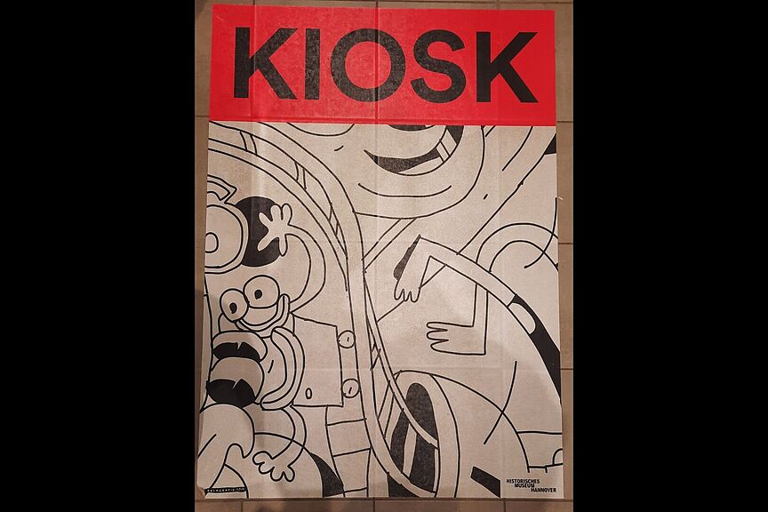 Kiosk Preisrätsel mit zweiteiliger Frage. - 1.: In welchem Kiosk in der Region Hannover befindet sich dieses Bild? Und (optional) 2.: In welchem Raum befindet sich dieses Bild? - Reinhard Spörer / ADFC Langenhagen