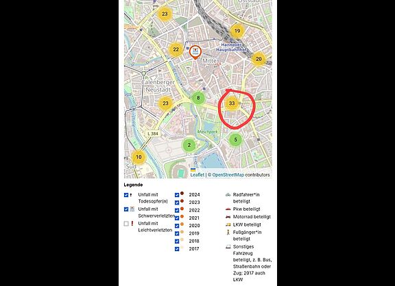 KEINER dieser Punkt dürfte eigentlich da sein, denn die rechtsverbindliche "Vision Zero" (keine Verkehrsunfälle mit Todesfolge oder schweren Personenschäden) >>Ist<< ja die Grundlage aller verkehrlichen Maßnahmen.