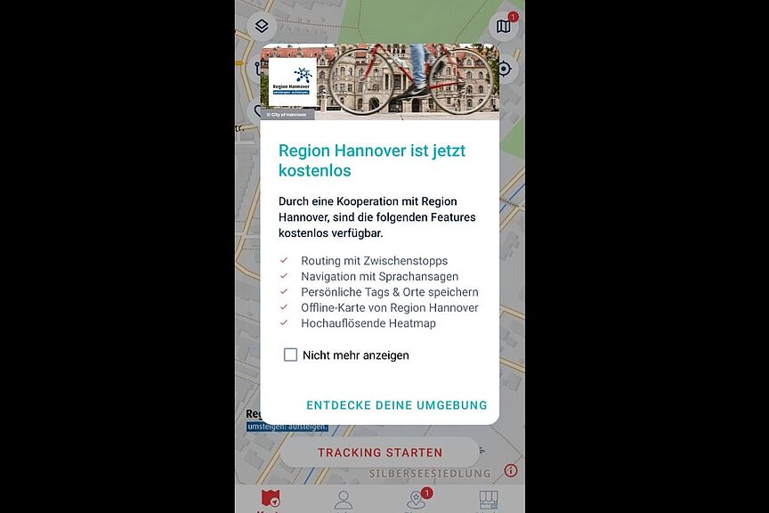 Region Hannover Umfangreiche Version von Bike Citizens: In der Region Hannover jetzt kostenlos