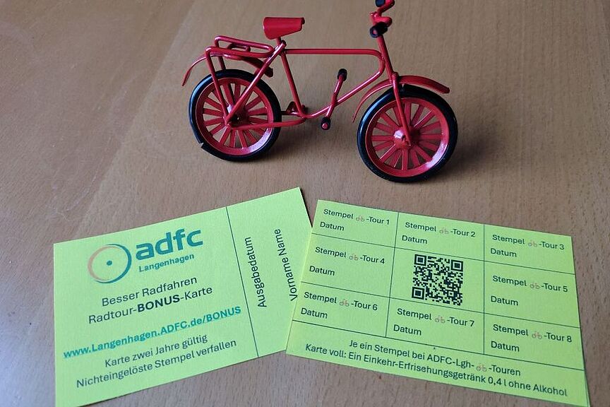 Bleib mit dieser Hilfe im Scheckkarten-Format besser dran: Das eigene Radfahren auf ADFC-Langenhagen-Radtouren verbessern Bleib mit dieser Hilfe im Scheckkarten-Format besser dran: Das eigene Radfahren auf ADFC-Langenhagen-Radtouren verbessern