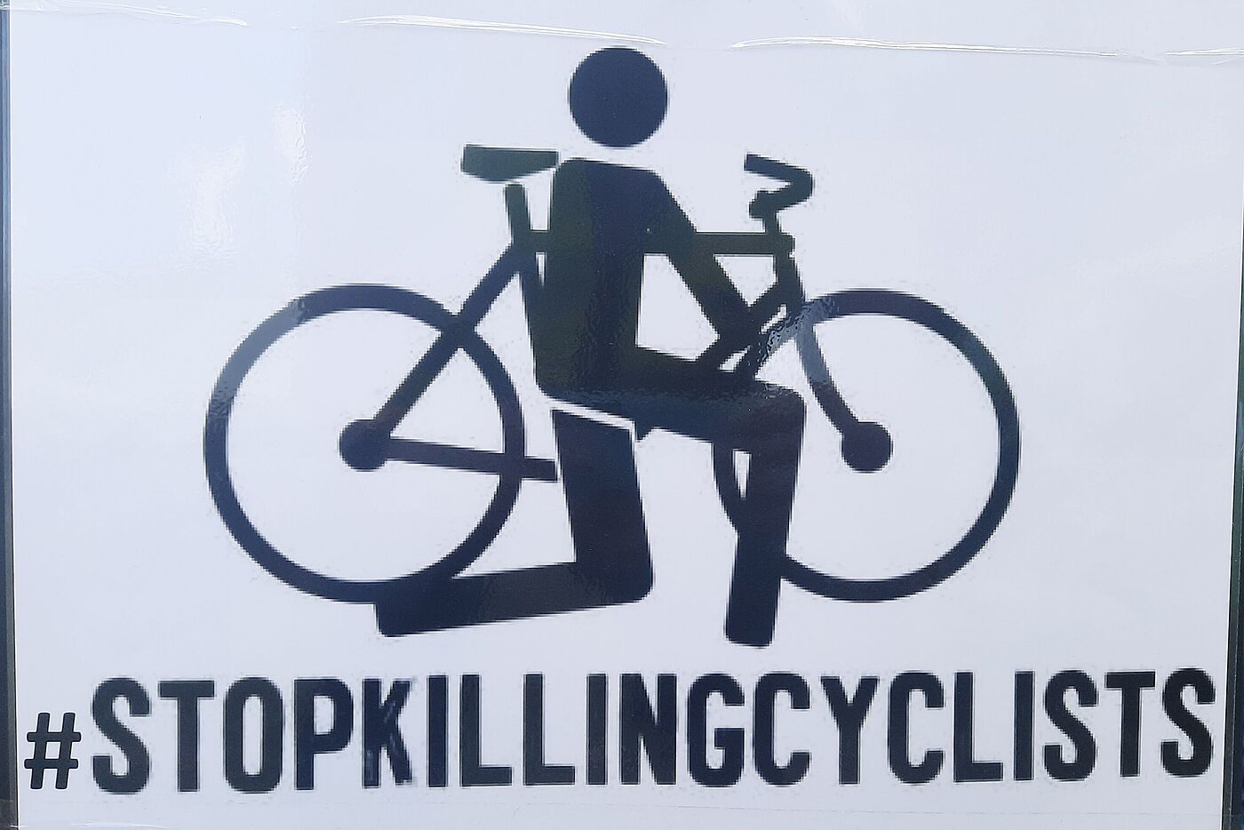 Stop killing cyclists = #stopkillingcyclists!