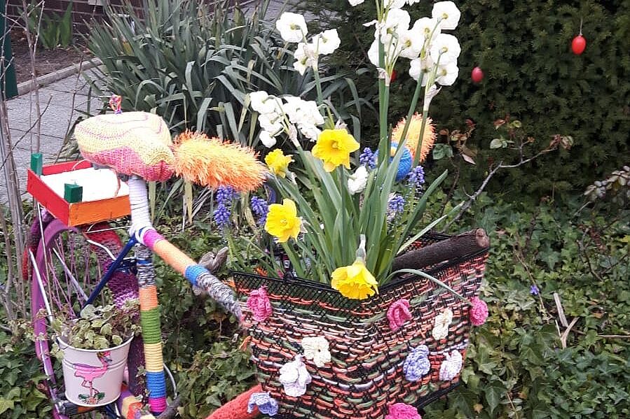 26 Bild 26 - Jubiläumsgeschenk, an der fast das ganze Kita Team mitgearbeitet hat. Es steht/stand in Hannover Buchholz - Urheberrecht:  xxxx