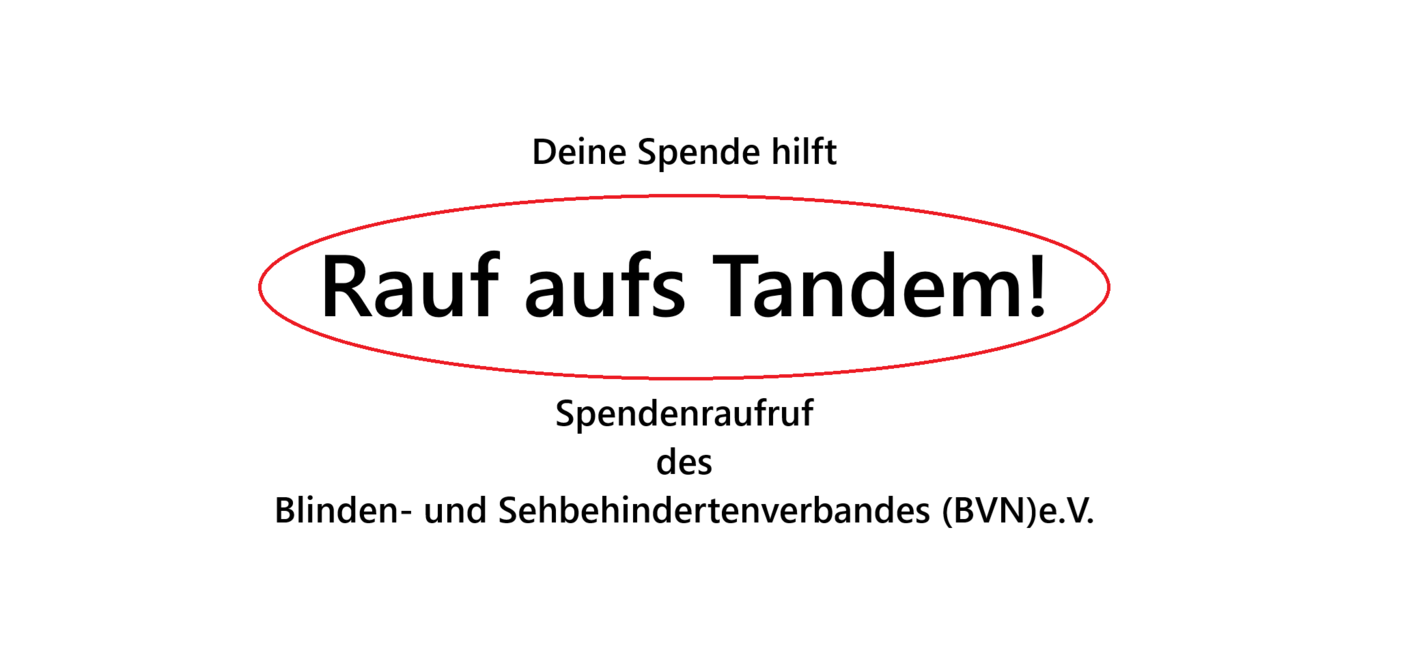 Deine Spende hilft: Rauf aufs Tandem!