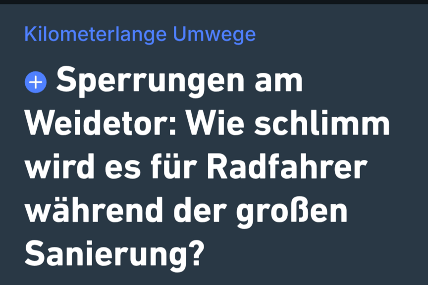 Screenshot HAZ-Meldung Screenshot HAZ-Meldung