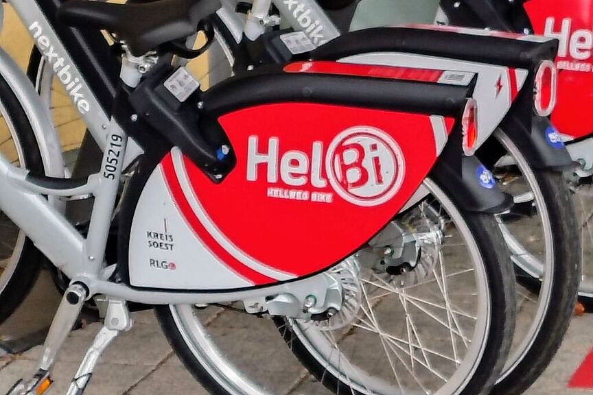HelBi HelBi = Hellweg-Bike -Leihräder => im ganzen Landkreis Soest - Urheberrecht: ADFC Langenhagen
