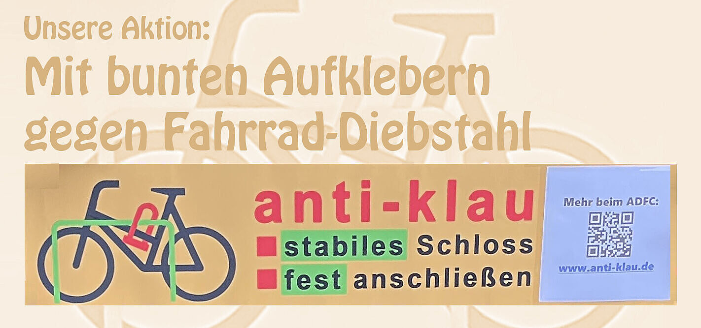 Kampagne "anti-klau" Aufkleber -