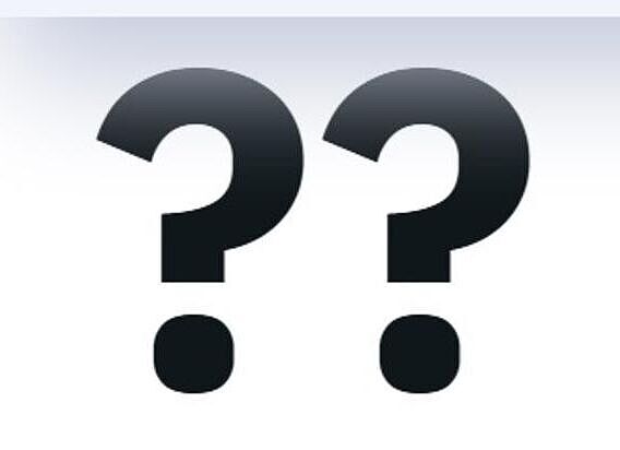 Die zwei Fragezeichen