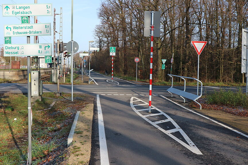 Radschnellweg Radschnellweg Querung