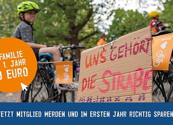 Werbemotiv ADFC Einstiegsmitgliedschaft